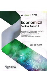 A Level Economics 9708 Paper 2 Topical with Mark Scheme | 2002-2022 | Syllabus 2023-2025 | Saeed Afzal